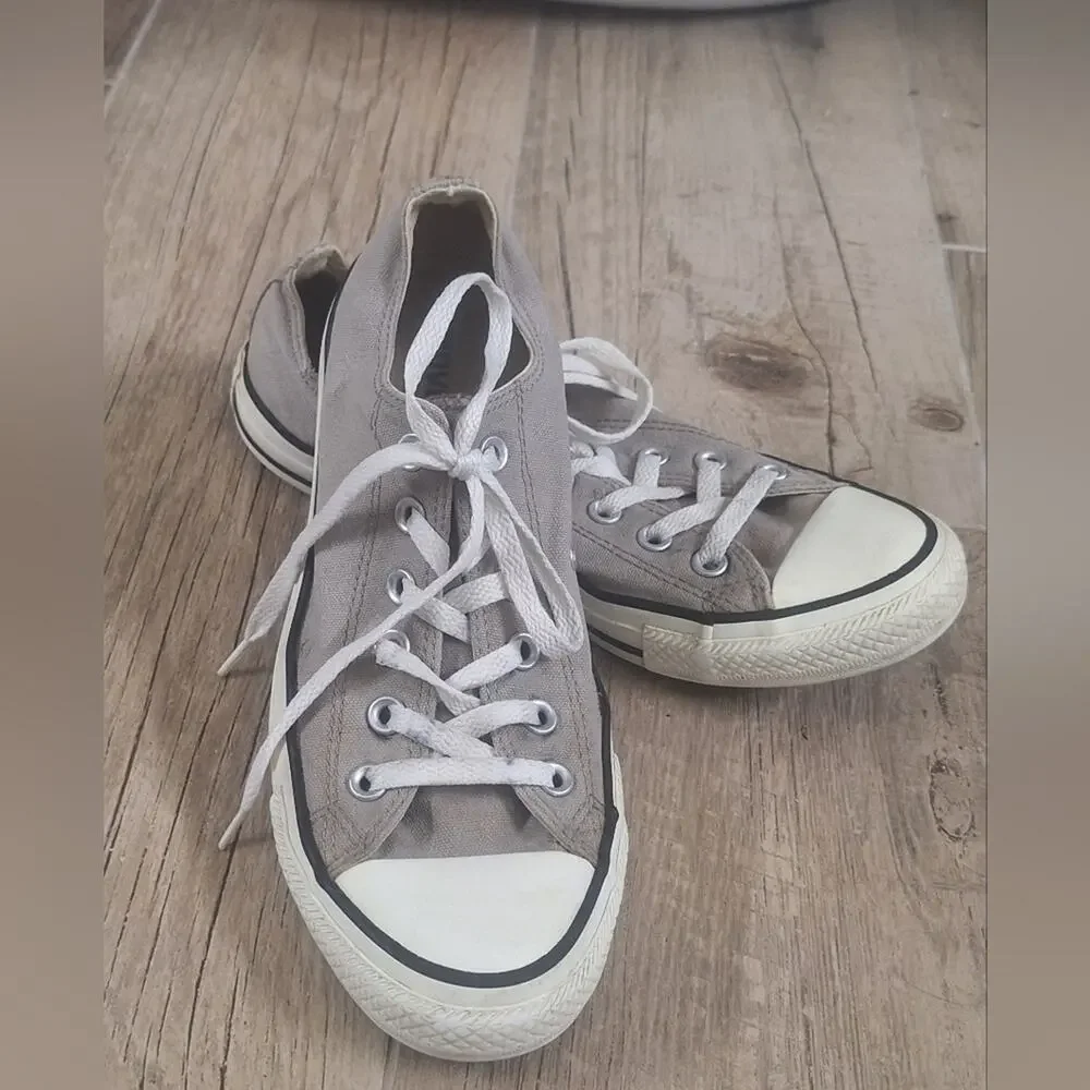 Converse Chuck Taylor All Star Shoreline Slip Gray Canvas Sneakers Women’s Sz9